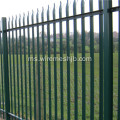 W Bahagian Triple Pointed Security Palisade Fencing